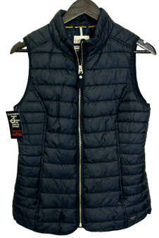 Joules Furlton Navy Blue Quilted Size 10 Womens Country Vest Gilet