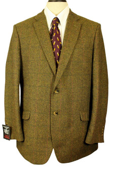 Brook Taverner Green Check 44R Mens Country Sporting Tweed Jacket