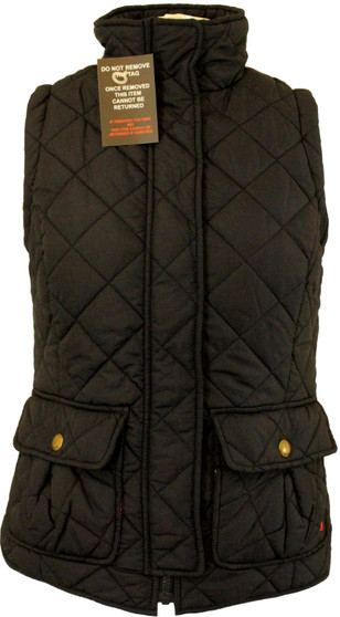 JOULES LADIES SIZE 8 NAVY BLUE QUILTED GILET BODYWARMER