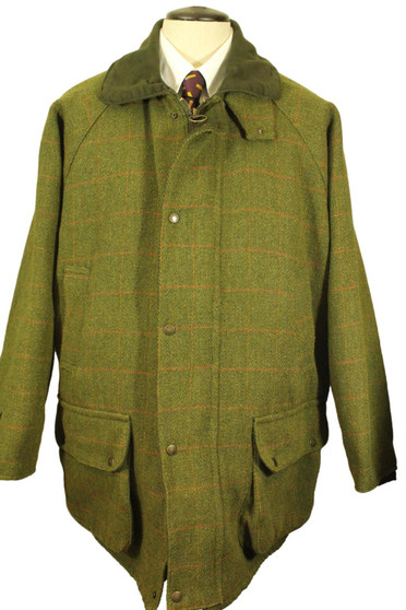 Rydale Green 4XL Tweed Country Field Insulated Coat