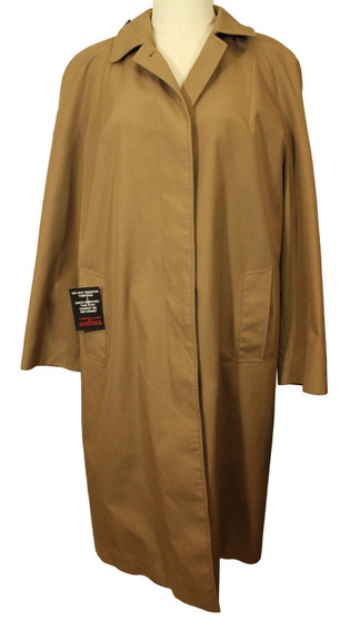 Vintage Grenfell Ladies Brown 40"102cm Raglan Small Rainmac Raincoat