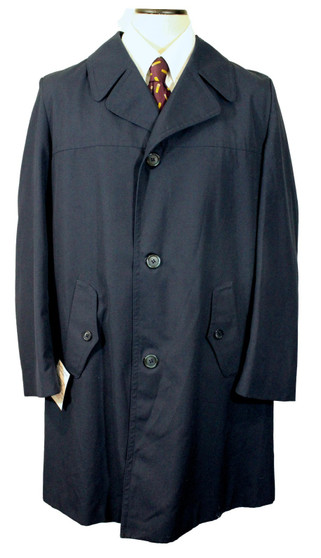 Vintage Dannimac Blue Mens 42"/107cm Rainmac Raincoat