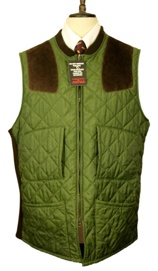 Barbour Keeperwear D320 Exlarge Shoulder Patch Shooting Waistcoat Vest