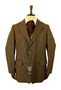 ORIGINAL CROMBIE BRITISH 38" GREEN CHECK TWEED JACKET