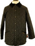 BARBOUR LIDDESDALE SMALL BLACK MENS PRE-LOVED QUILTED JACKET