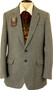 VINTAGE ST MICHAELS 42" LONG BLUE MIX GENTS JACKET