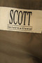 VINTAGE SCOTT INTERNATIONAL 42" SHORT MENS TWEED CHECK JACKET