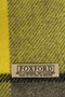 FOXFORD IRISH YELLOW/GREY MIX CHECK LAMBSWOOL SCARF