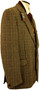 QUEST MENS 116CM/44" BROWN MIX CHECK TWEED VTG JACKET