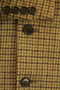 JAEGER MENS 42" BROWN MIX CHECK TWEED CASHMERE JACKET