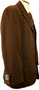 FERAUD PARIS MENS 44" LONG BROWN TWEED JACKET