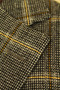 BESPOKE MENS 40" GREY CHECK SHORT SLEEVE TWEED JACKET