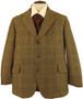 Vintage Burton Tweed Jacket 46” Green Sports Blazer 1960s 1970s Mens Wool