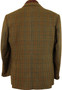 VINTAGE TWEED  BROOK TAVERNER SAXONY SUPREME MENS 42R MULTI CHECK TWEED JACKET