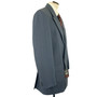 Vintage Burton Bespoke Blazer 42L Blue Double Breasted Suit Jacket Mens