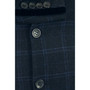 Marc Darcy Tweed Jacket Mens 34R Blue Slim Fit Blazer Wool