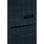 Marc Darcy Tweed Jacket Mens 34R Blue Slim Fit Blazer Wool