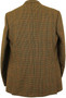 VINTAGE JOHN G HARDY ALSPORT MENS 44L XLONG-SLEEVE BROWN/GREEN MIX TWEED JACKET