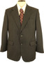 Vintage Daks Jermyn Street Grey Pinstripe Blazer 38S Merino Wool Suit Jacket