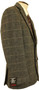 Fitecom Tweed Jacket Mens 38R Grey Modern Fit Blazer Wool