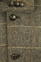 Fitecom Tweed Jacket Mens 38R Grey Modern Fit Blazer Wool