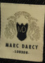 Marc Darcy Mens 38R Smart Blue Tweed Waistcoat