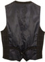 CAVANI MENS 38R BLUE/BROWN MIX CHECK MODERN WAISTCOAT