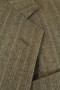 Vintage St Michael Mens 38S Grey Pinstripe Suit Blazer Jacket Wool Short Fit