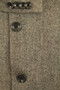 Peter Werth Mens Medium Charcoal Herringbone Tweed 3/4 Coat British Heritage