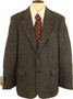 WELLINGTON MENS 42" GREY MIX TWEED JACKET