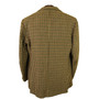 BRITISH VTG JAMES PRINGLE SCOTTISH 44" LONG CHECK BROWN MIX TWEED JACKET *RARE*