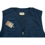 Workwear Portuguese Large 44" Blue Locksmith Embossed Utility Vest