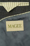 MAGEE MENS 42" SHORT GREY MIX TWEED JACKET
