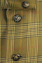 Vintage Saxon Hawk of Savile Row Mens 42R Green Windowpane Tweed Wool Jacket