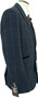 Cavani Mens 36R Navy Blue Check 2-Piece Slim Fit Wool Smart Casual Jacket