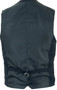 Cavani Mens 36R Navy Blue Check 2-Piece Slim Fit Wool Smart Casual Jacket