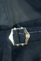 Cavani Mens 36R Navy Blue Check 2-Piece Slim Fit Wool Smart Casual Jacket