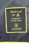 Cavani Mens 36R Navy Blue Check 2-Piece Slim Fit Wool Smart Casual Jacket