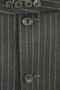 Vintage 38R Daks Mens Dark Grey Pinstripe Suit Smart Casual Wedding Jacket