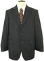 Vintage 38R Daks Mens Dark Grey Pinstripe Suit Smart Casual Wedding Jacket