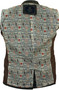 Cavani Heritage Collection Mens 40R Brown Mix Slim Fit Wool Smart Casual Jacket