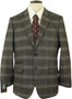 Cavani Heritage Collection Mens 40R Brown Mix Slim Fit Wool Smart Casual Jacket