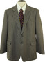 Vintage St Michael Mens 44R Brown/Grey Mix Suit Wool Smart Casual Jacket