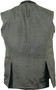 Vintage British Daks Mens 40R Grey Striped Wool Suit Smart Casual Jacket