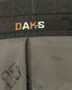 Vintage British Daks Mens 40R Grey Striped Wool Suit Smart Casual Jacket