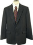 Vintage British Daks Mens 40R Grey Striped Wool Suit Smart Casual Jacket