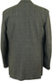 Vintage Daks Mens 42" Smart Grey Mix Long Windowpane Blazer Jacket