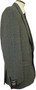 Vintage Daks Mens 42" Smart Grey Mix Long Windowpane Blazer Jacket