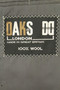Vintage Daks Mens 42" Smart Grey Mix Long Windowpane Blazer Jacket