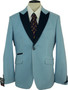 Cavani Mens 38R Blue Tuxedo Dinner Wool Smart Formal Evening Jacket